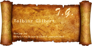 Telbisz Gilbert névjegykártya
